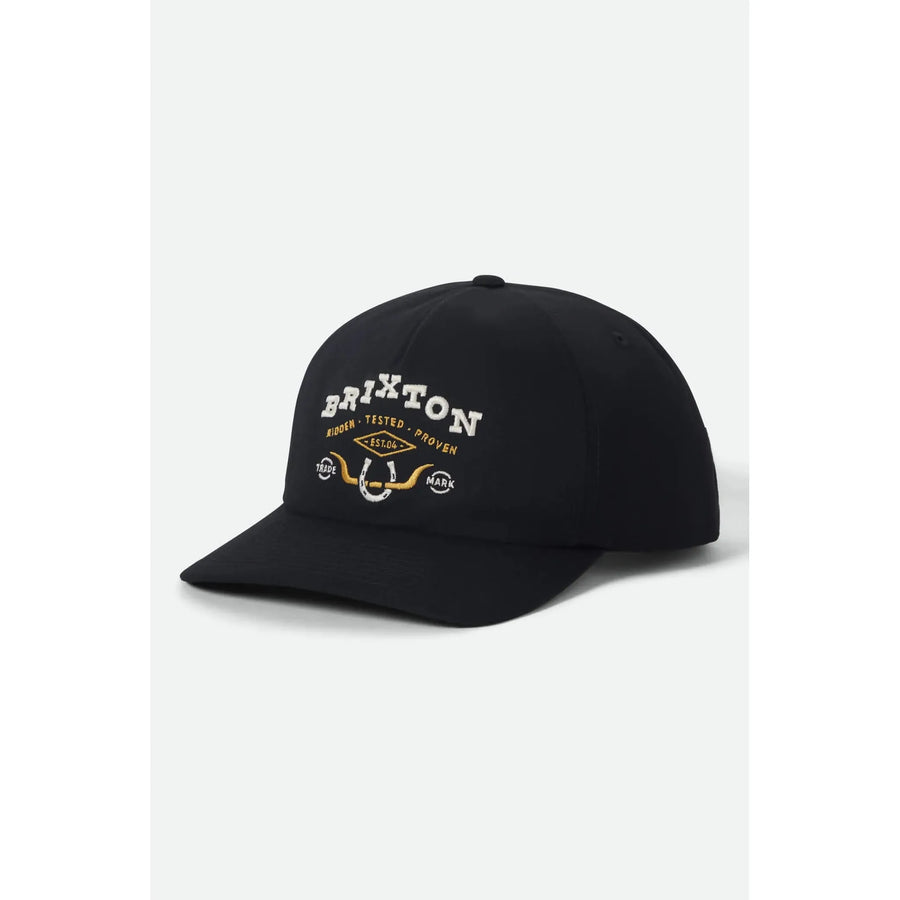 Brixton Beekman Snapback — Off White / Rust