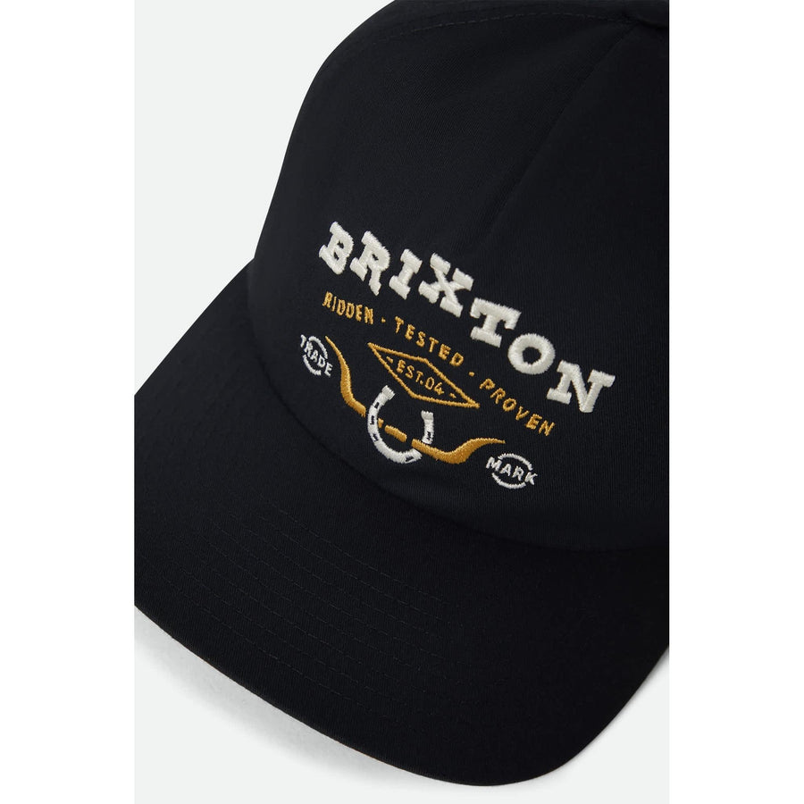 Brixton Beekman Snapback — Off White / Rust Homme-BRIXTON-Industrie