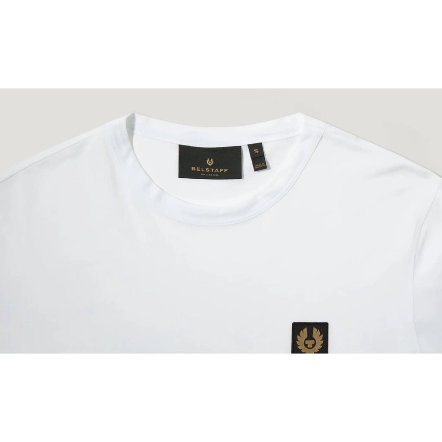Belstaff Long Sleeved T-Shirt — White / Dark Ink Homme-BELSTAFF-Industrie