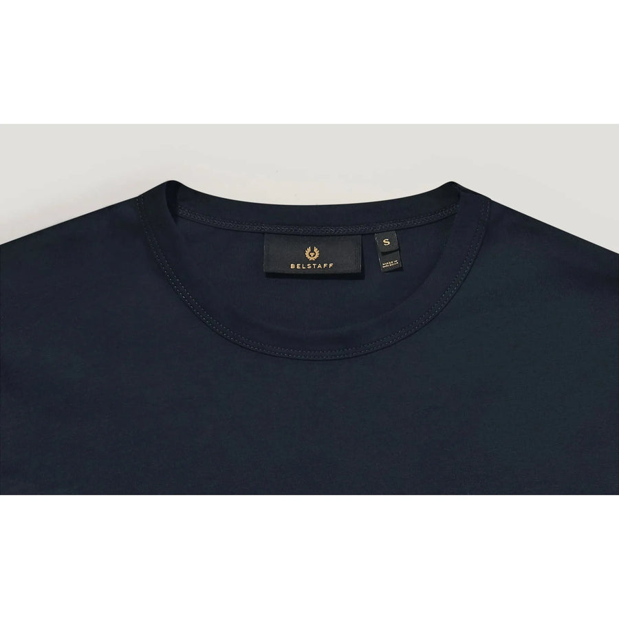 Belstaff Long Sleeved T-Shirt — White / Dark Ink Homme-BELSTAFF-Industrie