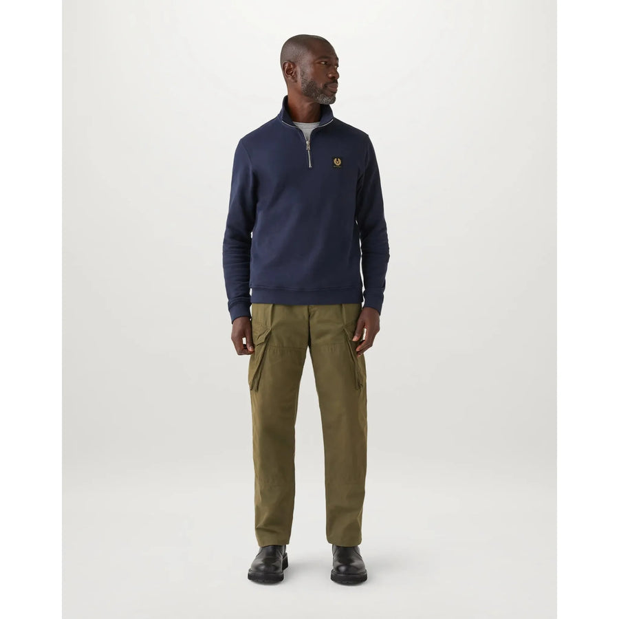 Belstaff Quarter Zip Sweatshirt Homme-BELSTAFF-Industrie