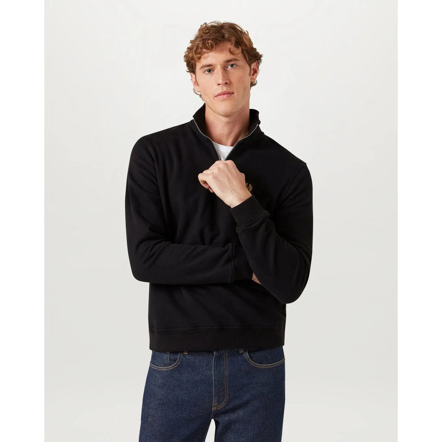 Belstaff Quarter Zip Sweatshirt Homme-BELSTAFF-Industrie