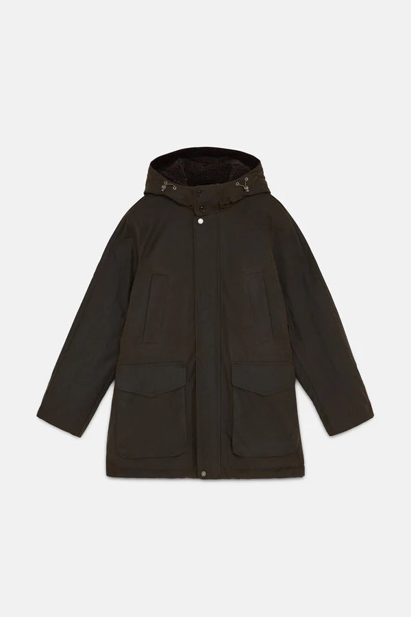 WAXED SHOOTING FIELD PARKA