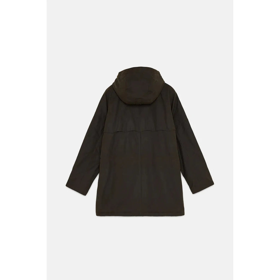 Baracuta Waxed Shooting Field Parka — Deep Moss / Tan Homme-BARACUTA-Industrie