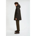 Baracuta Waxed Shooting Field Parka — Deep Moss / Tan Homme-BARACUTA-Industrie