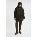 Baracuta Waxed Shooting Field Parka — Deep Moss / Tan Homme-BARACUTA-Industrie
