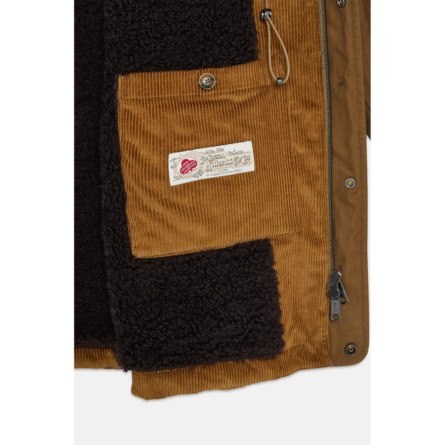 Baracuta Waxed Shooting Field Parka — Deep Moss / Tan Homme-BARACUTA-Industrie