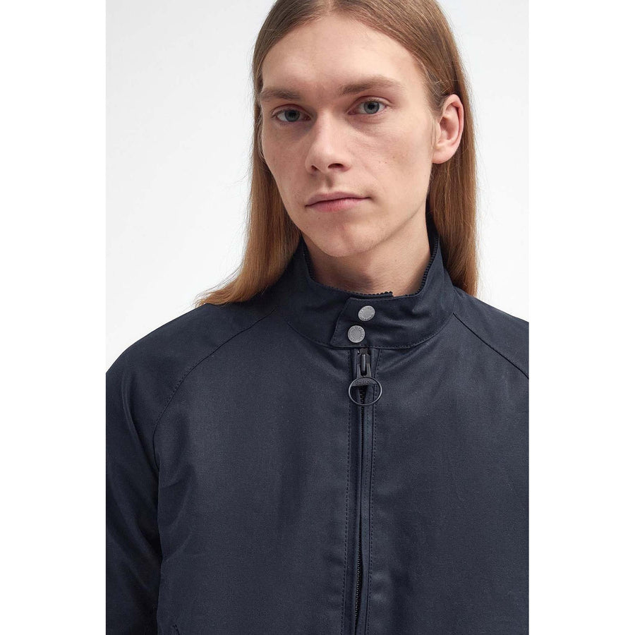 Barbour x Baracuta Porton Wax Jacket — Navy / Olive Homme-BARACUTA-Industrie
