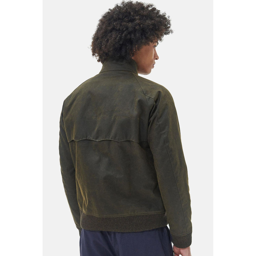 Barbour x Baracuta Porton Wax Jacket — Navy / Olive Homme-BARACUTA-Industrie