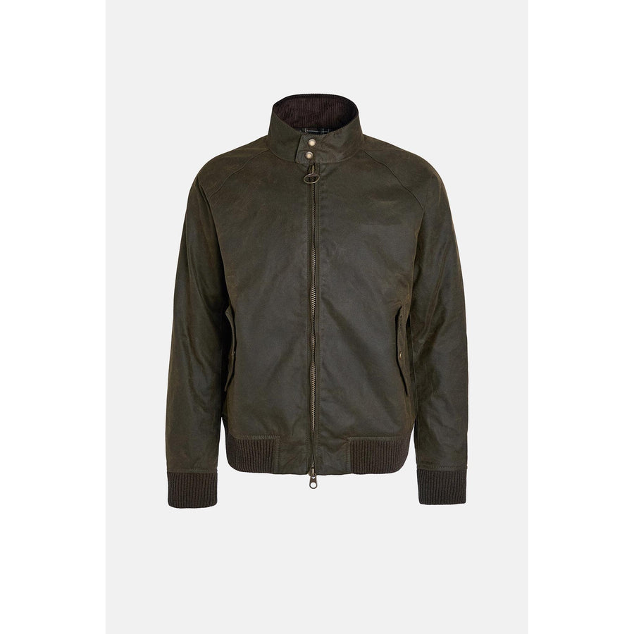 Barbour x Baracuta Porton Wax Jacket — Navy / Olive Homme-BARACUTA-Industrie