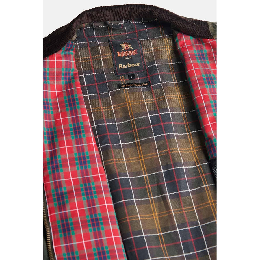 Barbour x Baracuta Porton Wax Jacket — Navy / Olive Homme-BARACUTA-Industrie