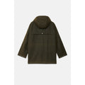 Baracuta Duffle Coat Ciré — Deep Moss Homme-BARACUTA-Industrie