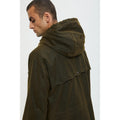 Baracuta Duffle Coat Ciré — Deep Moss Homme-BARACUTA-Industrie