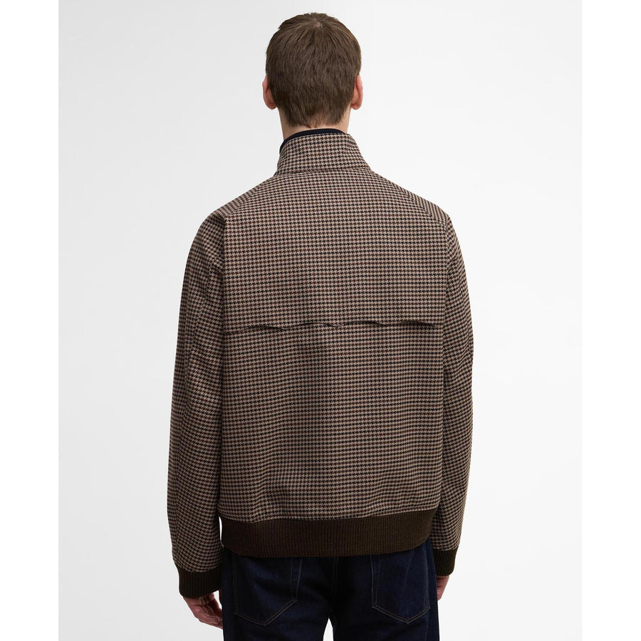 Barbour x Baracuta Porton Showerproof Jacket — Brown Houndstooth Homme-BARACUTA-Industrie