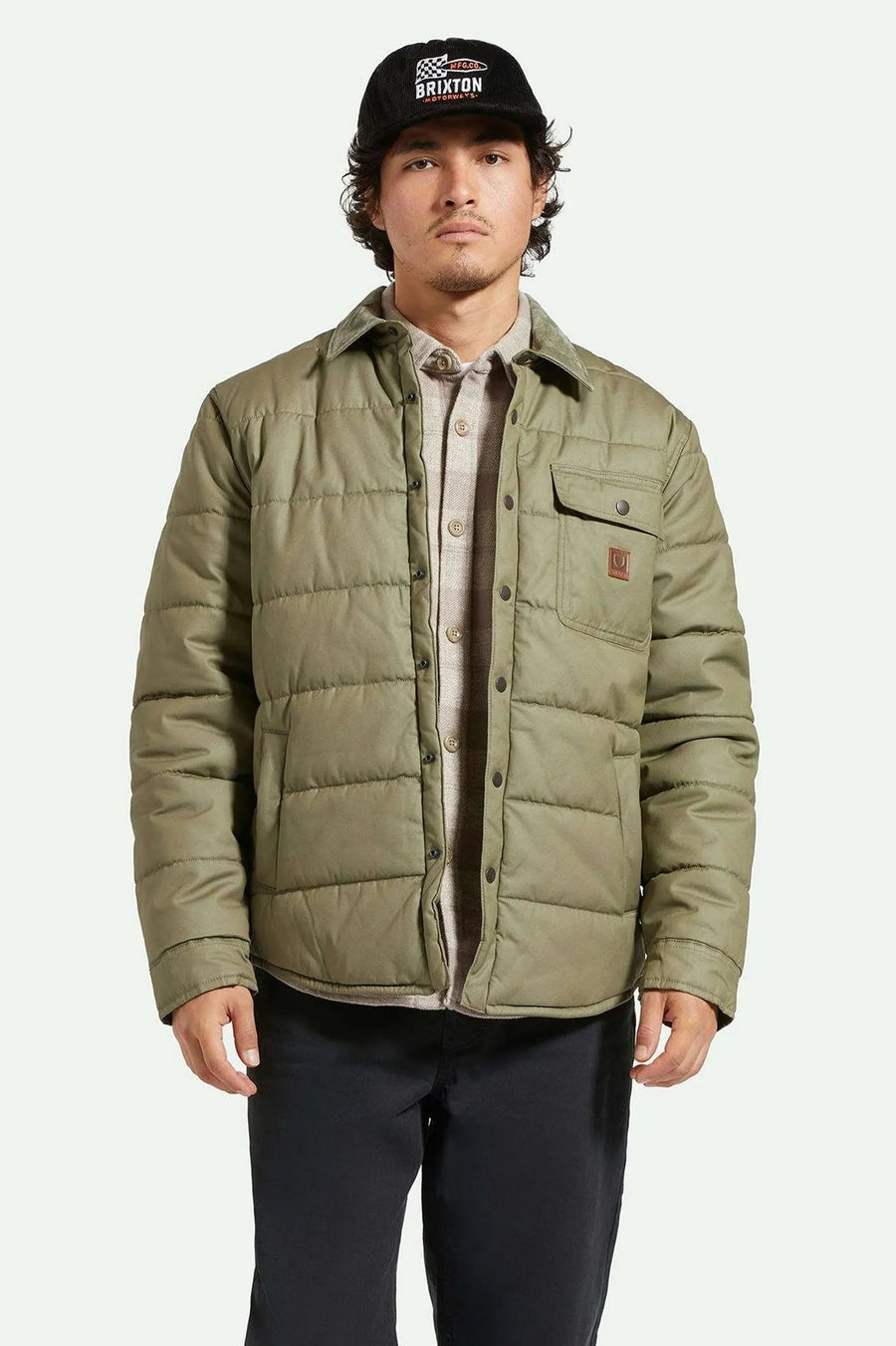Brixton Cass Waxed Canvas Jacket Homme-BRIXTON-Industrie