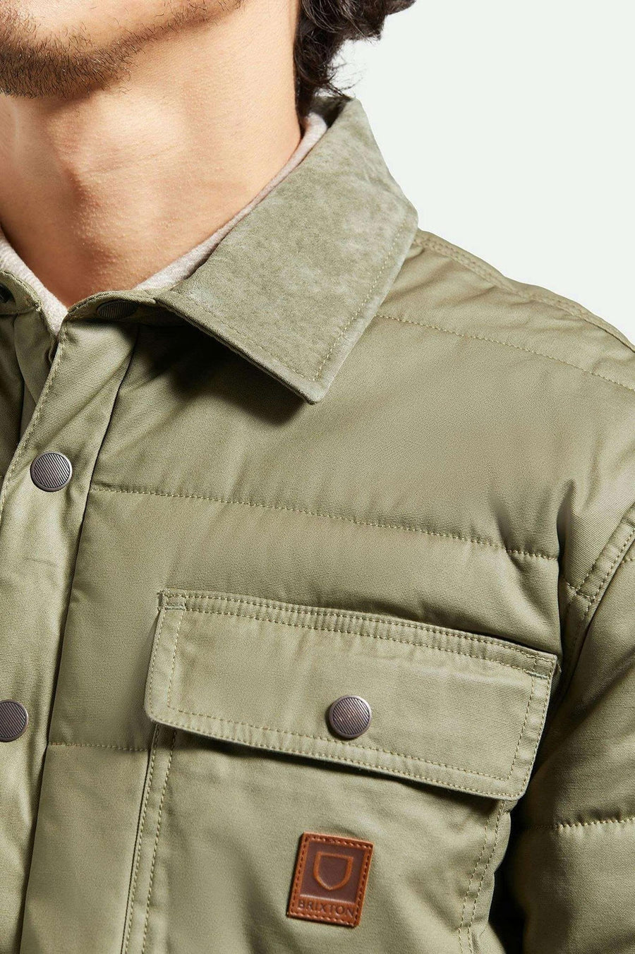 Brixton Cass Waxed Canvas Jacket Homme-BRIXTON-Industrie