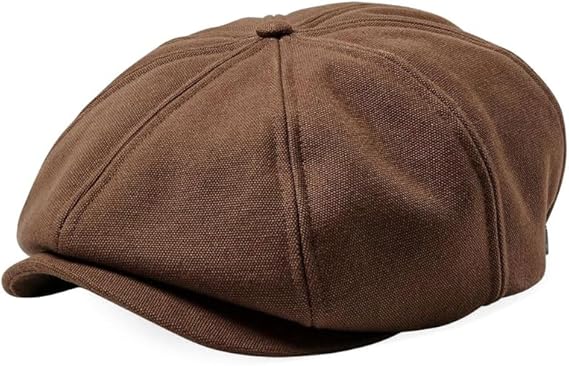 Brixton Brood Sherpa Snap Cap — Pinecone Brown / Black