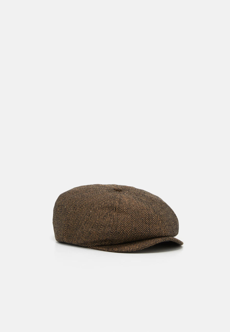 BRIXTON BROOD SNAP CAP BROWN KHAKI 1
