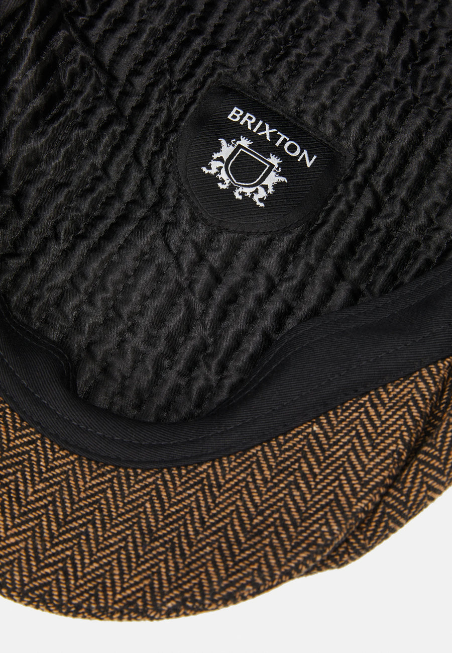 BRIXTON BROOD SNAP CAP BROWN KHAKI 4