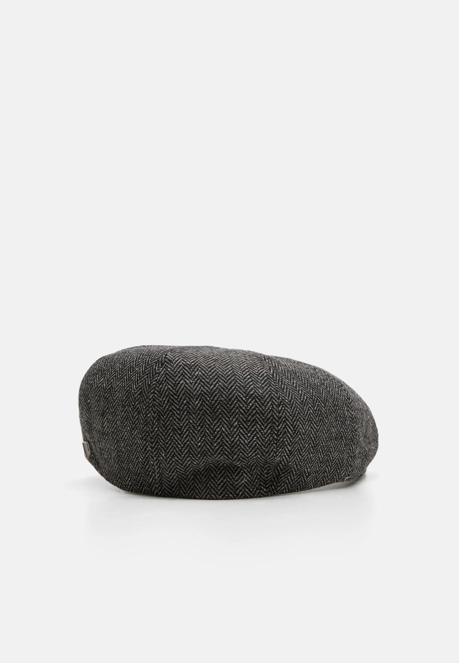 BRIXTON BROOD SNAP CAP GREY BLACK 2