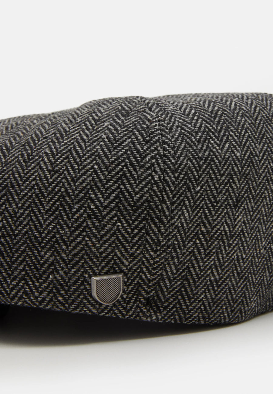 BRIXTON BROOD SNAP CAP GREY BLACK 4