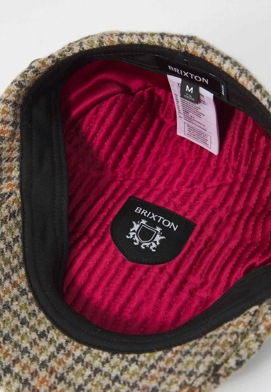 BRIXTON BROOD SNAP CAP OATMEAL CHARCOAL 4