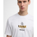 Barbour x Baracuta Vinyl Oversized T-Shirt — Navy / White Homme-BARACUTA-Industrie