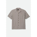 Brixton Bunker Twisted Stripe Chemise — Robust Red