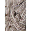 Brixton Bunker Twisted Stripe Chemise Manches Courtes — Robust Red Homme-BRIXTON-Industrie