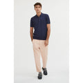 Baracuta Cotton Yarn IAFIL Knit Plain — Ivory / Navy Homme-BARACUTA-Industrie