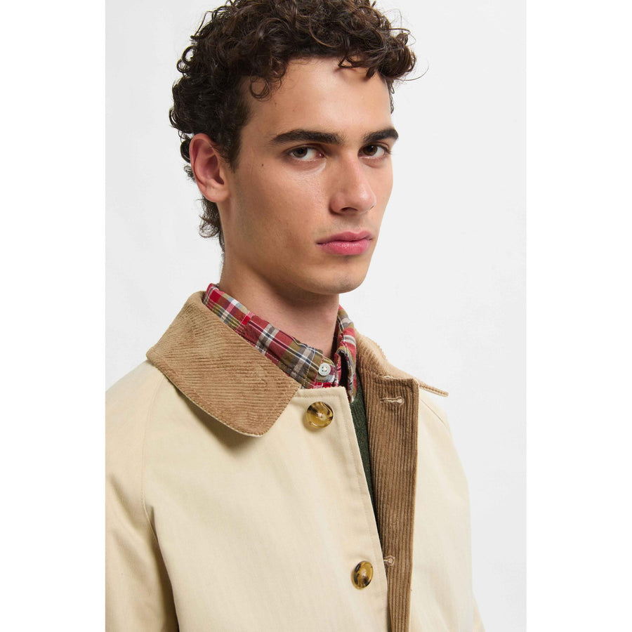 Baracuta Dry Wax Deck Jacket — Antique White Homme-BARACUTA-Industrie