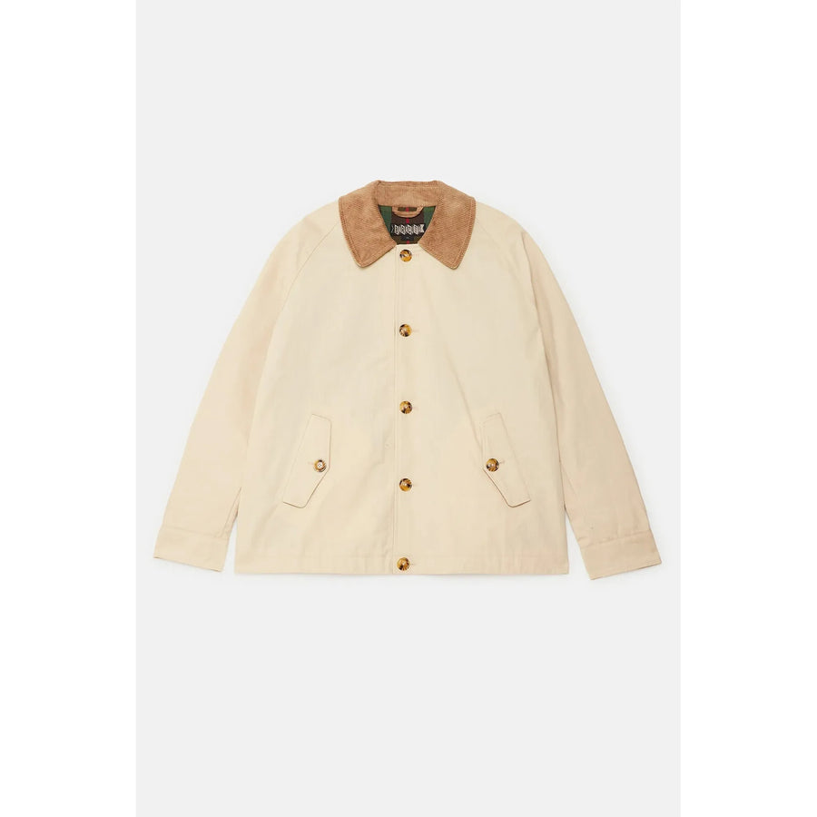 Baracuta Dry Wax Deck Jacket — Antique White Homme-BARACUTA-Industrie