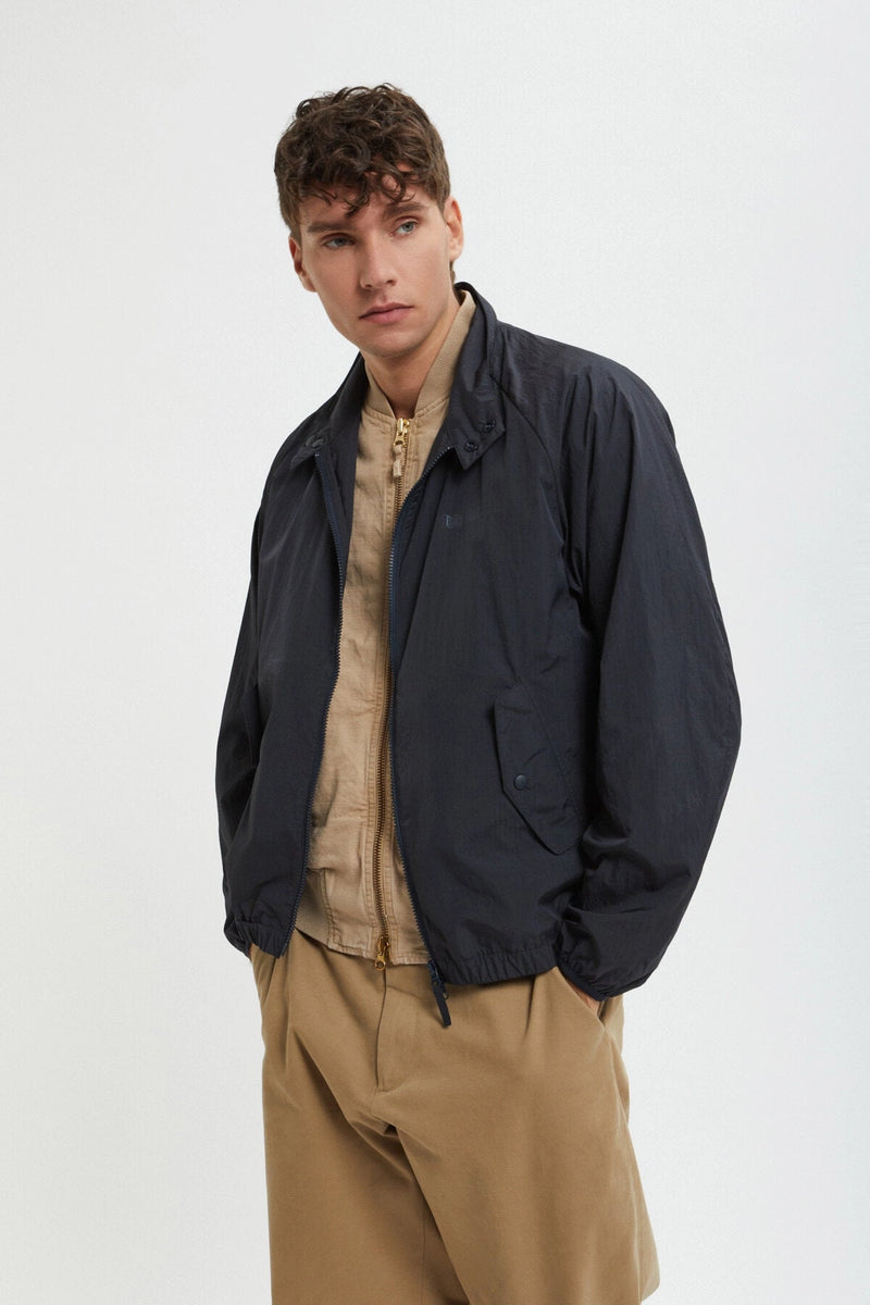 Baracuta Ripstop G9 — Dark Navy / Beech