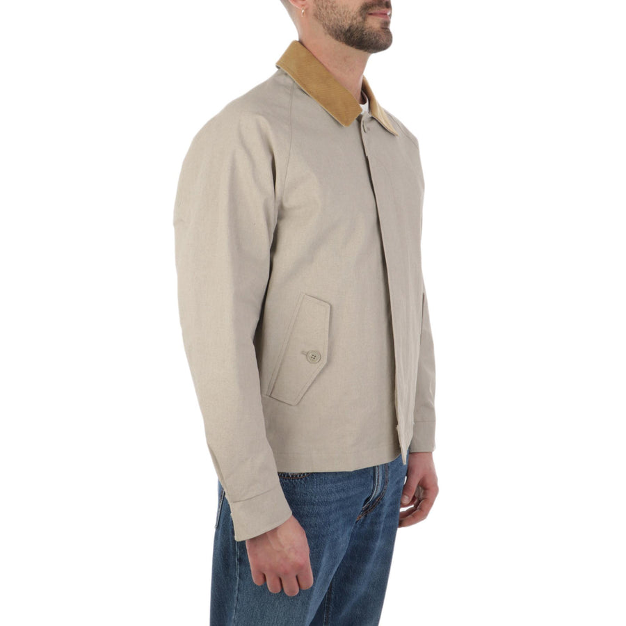Baracuta Tent Cloth Carcoat — Beige Homme-BARACUTA-Industrie