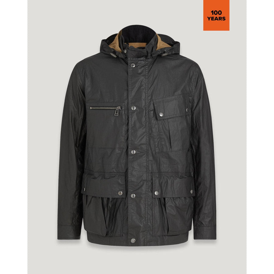 Belstaff Centenary Field Jacket — Black / British Khaki