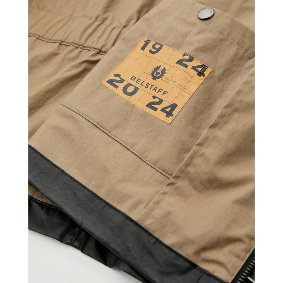 Belstaff Centenary Racer Jacket — Black / British Khaki Homme-BELSTAFF-Industrie