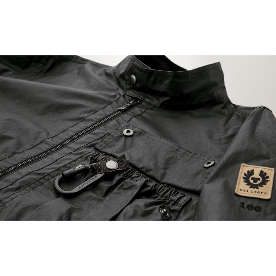 Belstaff Centenary Racer Jacket — Black / British Khaki Homme-BELSTAFF-Industrie