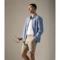 Belstaff Channel Overshirt — HydraBlue / Natural Homme-BELSTAFF-Industrie