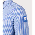 Belstaff Channel Overshirt — HydraBlue / Natural Homme-BELSTAFF-Industrie