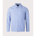 Belstaff Channel Overshirt — HydraBlue / Natural