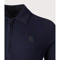 Belstaff Drift Knitted Polo — Dark Ink Homme-BELSTAFF-Industrie