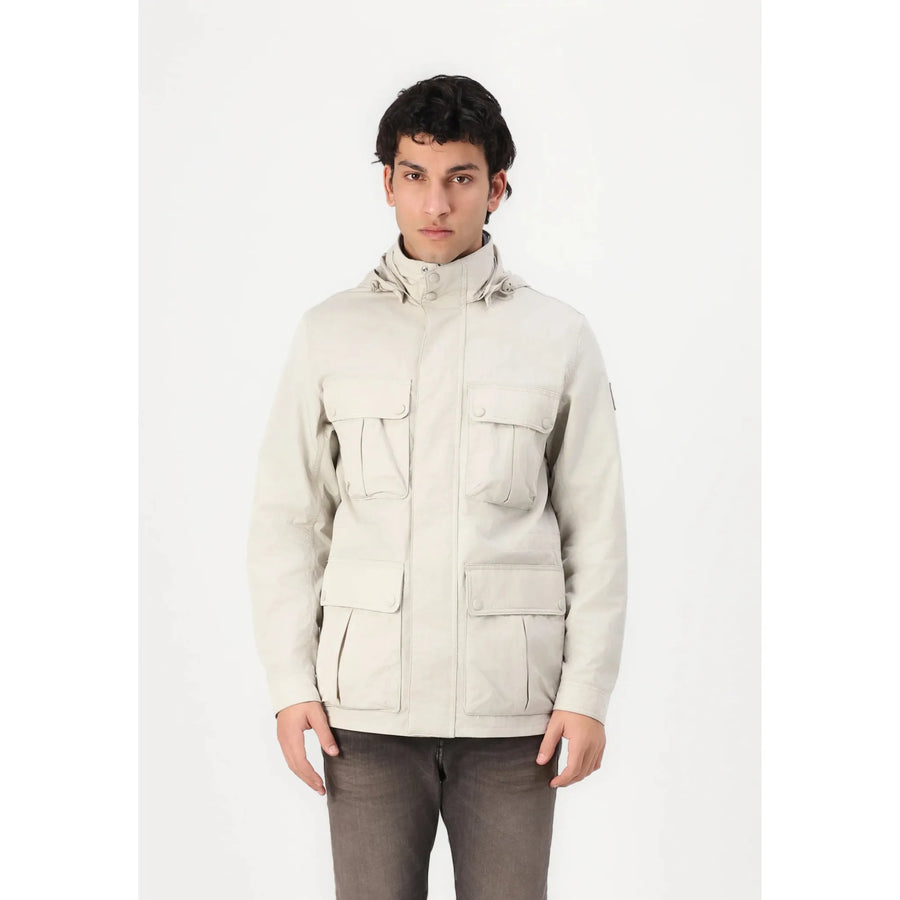 Belstaff Drome Jacket — Stone Beige Homme-BELSTAFF-Industrie