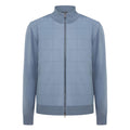 Belstaff Kelby Zip Cardigan — Blue Flint