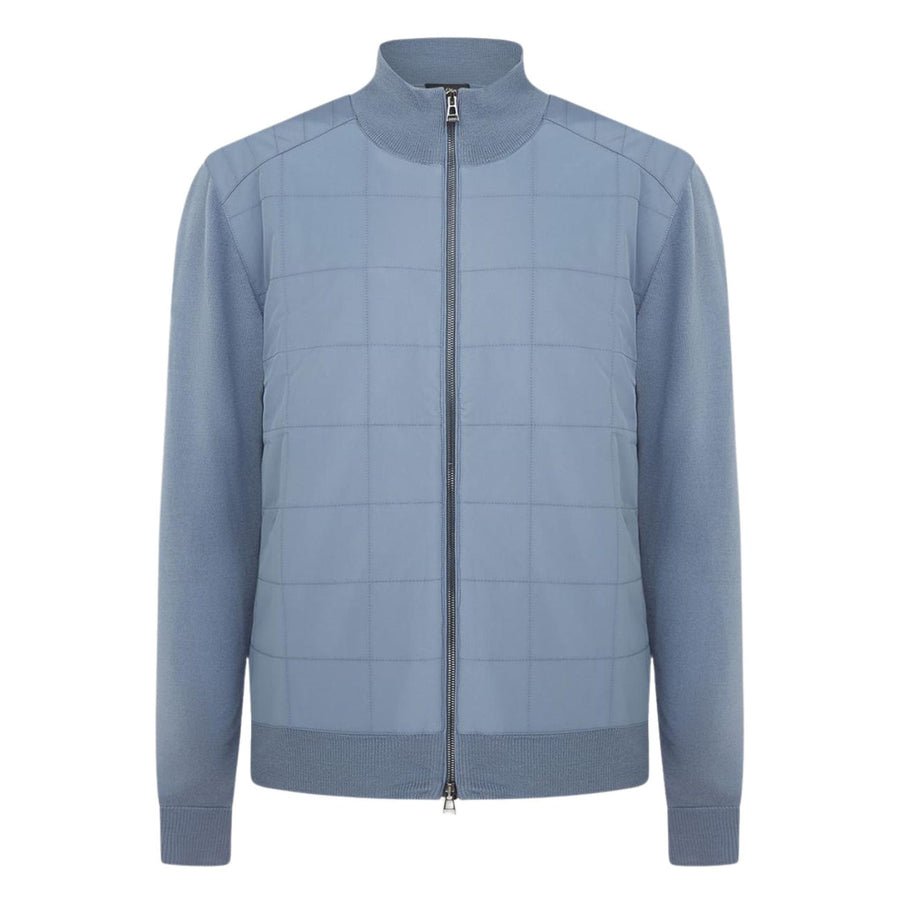 Belstaff Kelby Zip Cardigan — Blue Flint