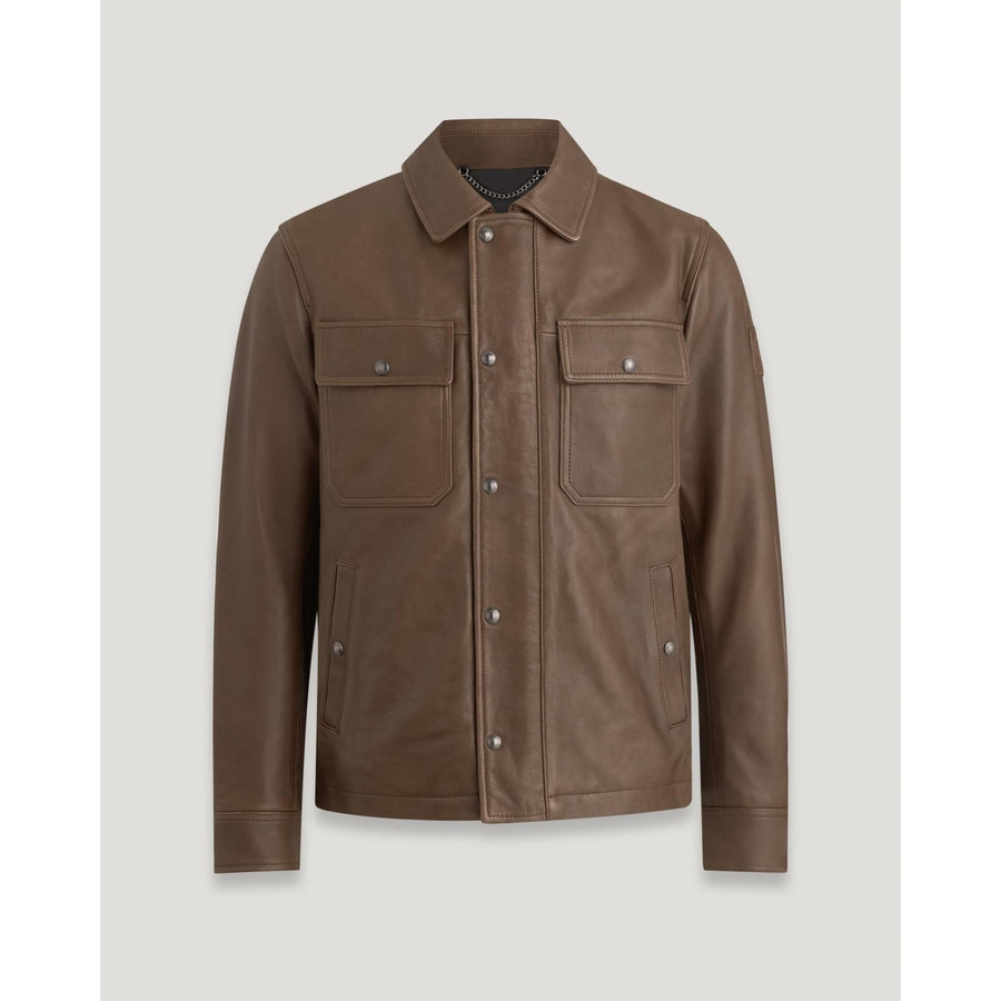 Belstaff Quarry Overshirt — Clay Brown
