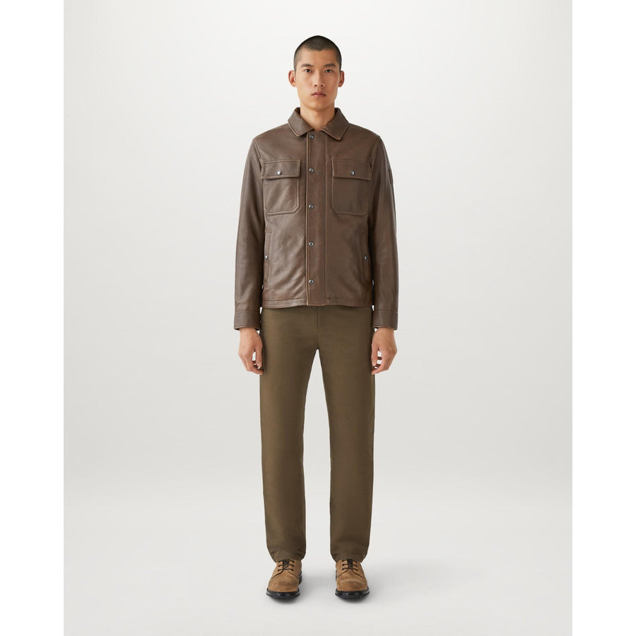 Belstaff Quarry Overshirt — Clay Brown Homme-BELSTAFF-Industrie