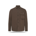 Belstaff Scale Shirt — Army Olive / Sky Blue Homme-BELSTAFF-Industrie