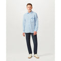 Belstaff Scale Shirt — Army Olive / Sky Blue Homme-BELSTAFF-Industrie