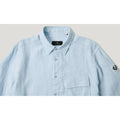 Belstaff Scale Shirt — Army Olive / Sky Blue Homme-BELSTAFF-Industrie