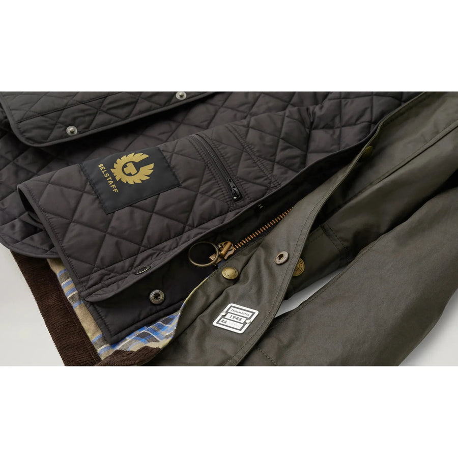 Belstaff Trialmaster Jacket — Faded Olive Homme-BELSTAFF-Industrie